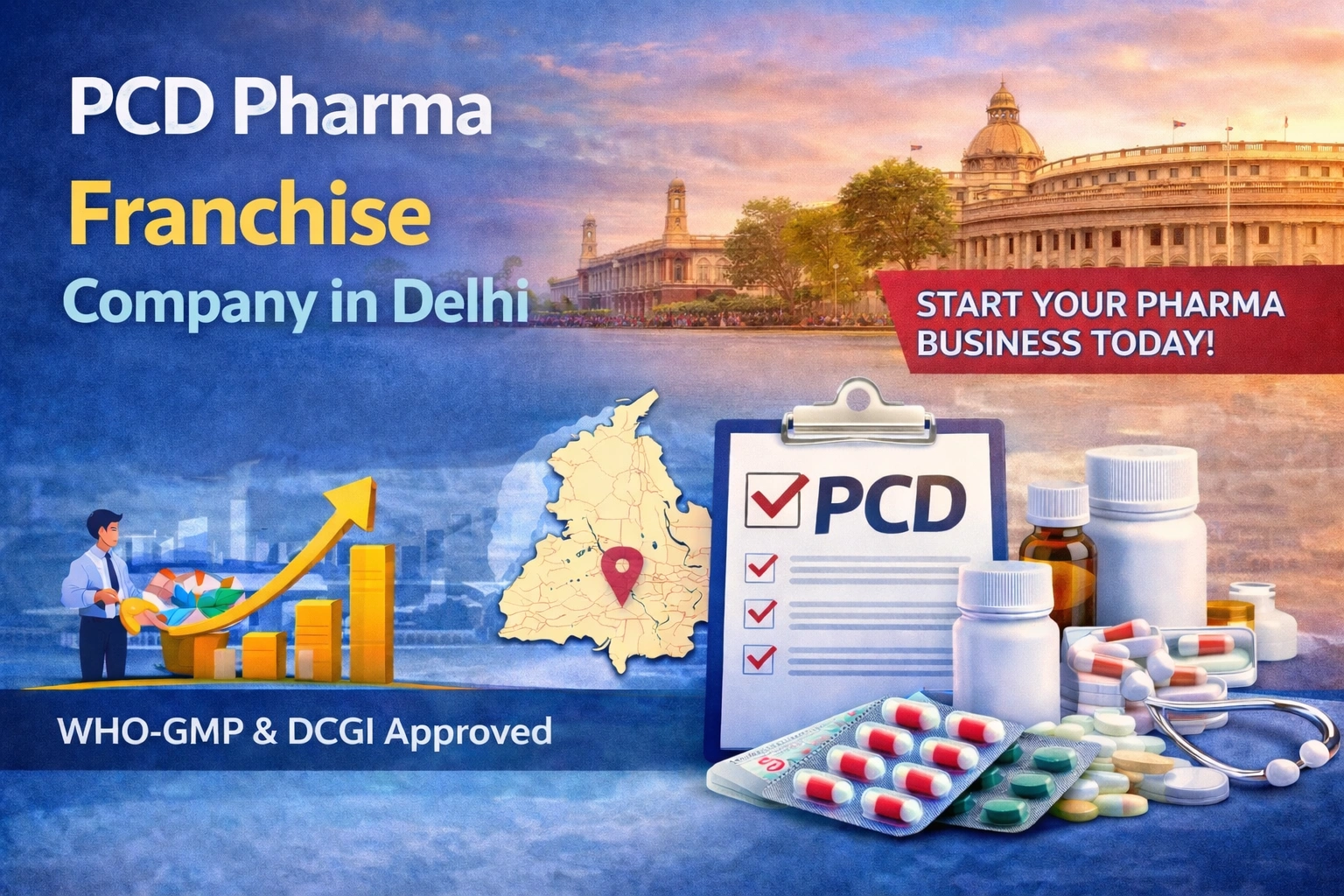 PCD Pharma Franchise Company in Delhi