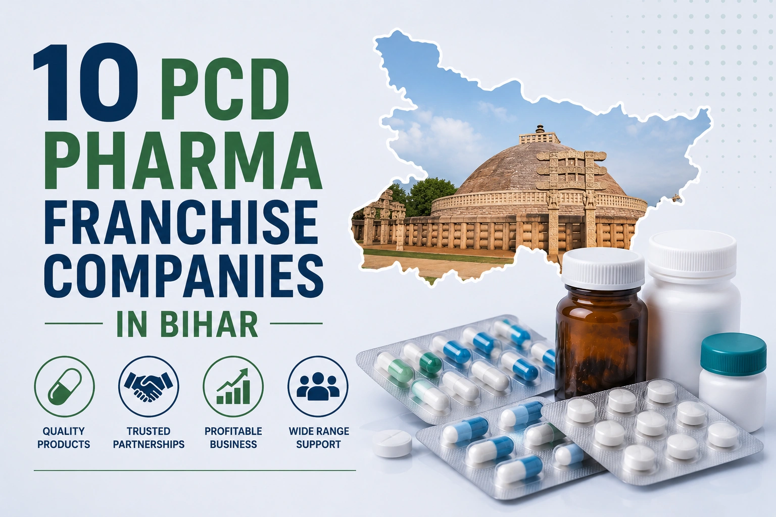 10 PCD Pharma Franchise Companies in Bihar